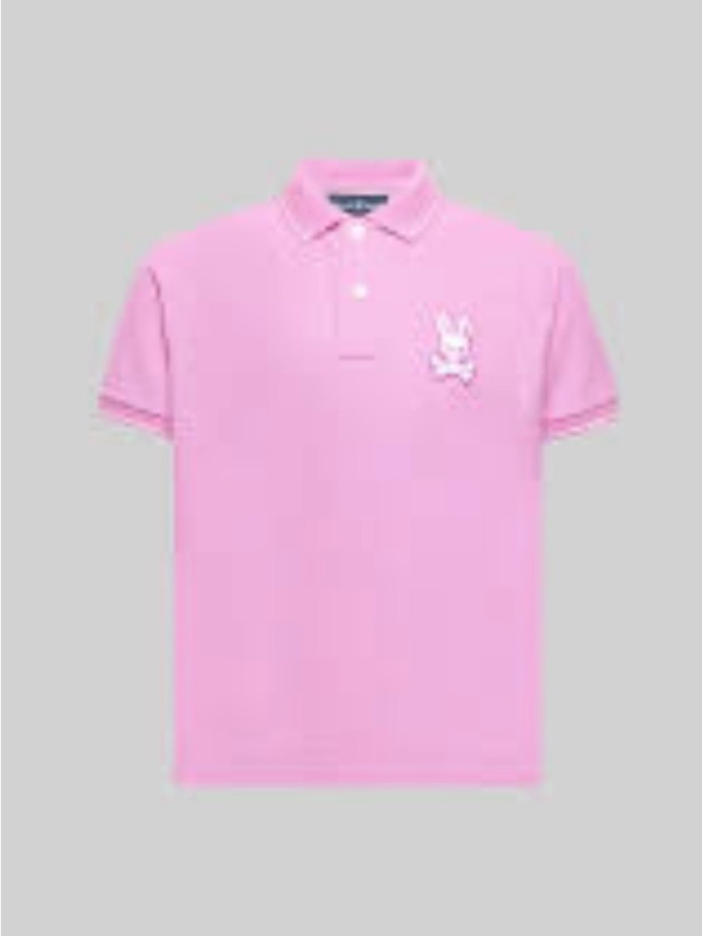 Boy’s Psycho Bunny Pink Polo Shirt with Embroidered Logo